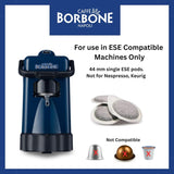 Caffè Borbone Kaffeepads compostables, Kaffeemischung azul - 50 blocs - Compatible con los tampones de papel ESE System 44 mm