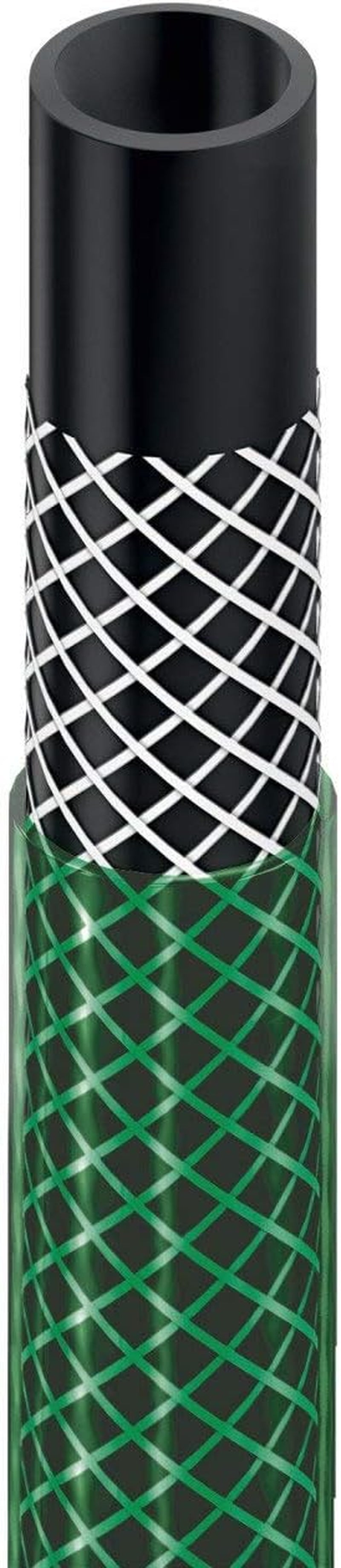 CELLFAST Manguera de Jardín, Manguera de Agua de Poliéster de Tejido Cruzado de 3 Capas para Jardín, Manguera de Riego Flexible, Resistente a los Rayos UV, Antialgas, 2 Bar, 1/2 Pulgada, 10 Metros, Económica