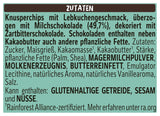 Nestlé Gingerbread, un delicioso y crujiente snack con sabor a pan de jengibre, cubierto de chocolate con leche y refinado con franjas decorativas de chocolate amargo, paquete de 4 (1 x 115g)