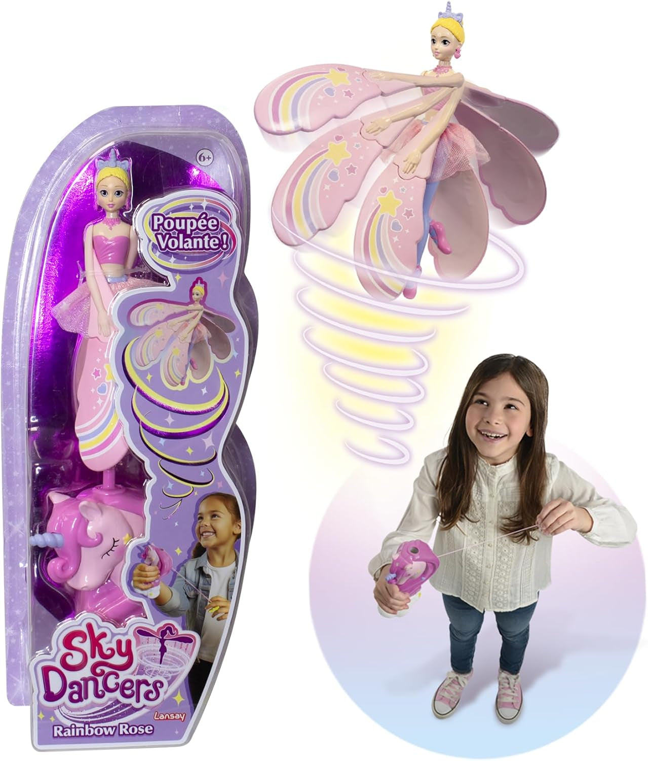 Sky Dancers – Lansay – Muñeca voladora – 6 años