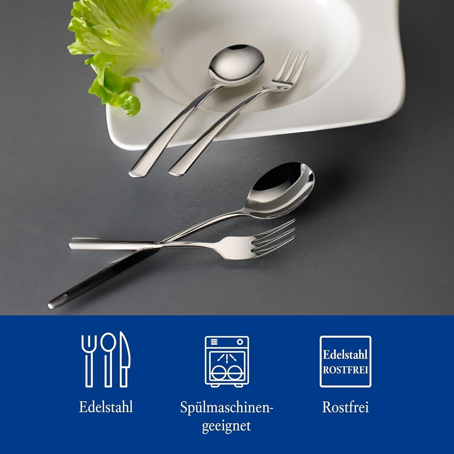 Villeroy & Boch - Daily Line Specials Juego de cubiertos Spaghetti 4 piezas Cocina Naty Shop