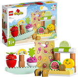 LEGO DUPLO My First Organic Market, Set de tienda de juguetes para niños y niñas, juguete educativo para niños pequeños a partir de 1,5 años, accesorios para frutas y verduras 10983 Juegos de construcción Besuche den LEGO-Store Single