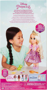Muñeca Rapunzel Cantante Princesas Disney 35 Cm, Canta "Veo la Luz", Incluye accesorios para más diversión, Perfecta para niñas mayores de 3 años, Morado Muñecas Naty Shop