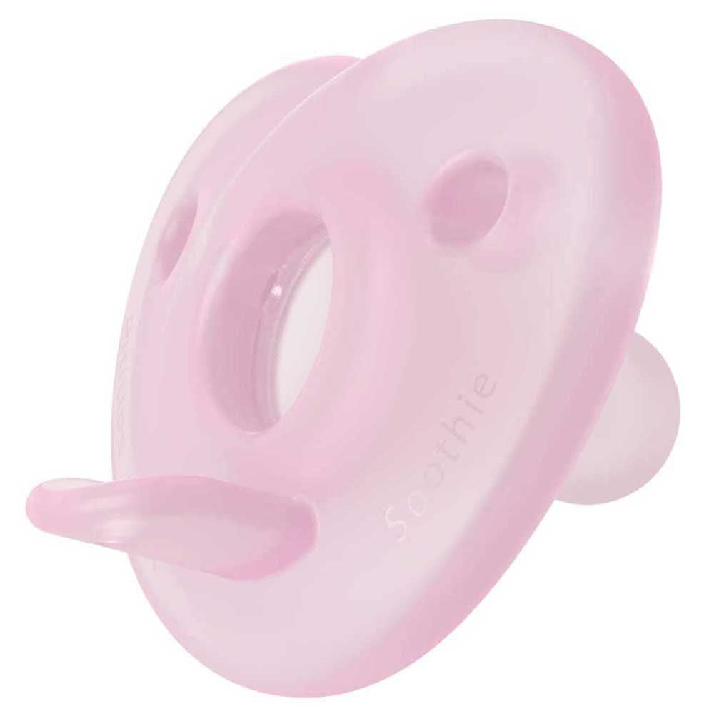 Philips AVENT Soothie - Chupete sin BPA para bebés de 0 a 6 meses, rosa/rosa claro (modelo SCF099/22)