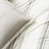 Lush Decor Colcha estilo granja con rayas, Full/Queen, gris Edredones y edredones Naty Shop