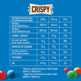 M&M'S Crispy, lentejas crujientes de chocolate y centro crujiente, chocolate, 1 paquete (1 x 340 g) (paquete de 2)