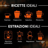Pellini N.82 Vivace, Kaffeebohnen für Espresso 1 kg, Arábica- y Robusta-Mischung mit Kräftigem und Ausgefungem Gesmack, Mittlere Röstung