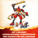 LEGO NINJAGO Juego de robot trepador ninja de Kai, juguete ninja con figura de acción para construir y 4 minifiguras, juego de aventuras para niños, regalo de cumpleaños para niños y niñas de 9 años 71812 Juegos de construcción Beuche den LEGO-Store