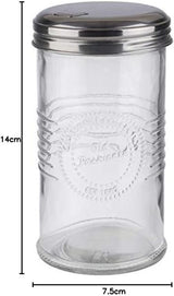 APS 40510 Dispensador de azúcar - OLD FASHIONED, Ø 7,5 cm, A: 14 cm, Vidrio, 0,35 litros, Tapón con rosca de...