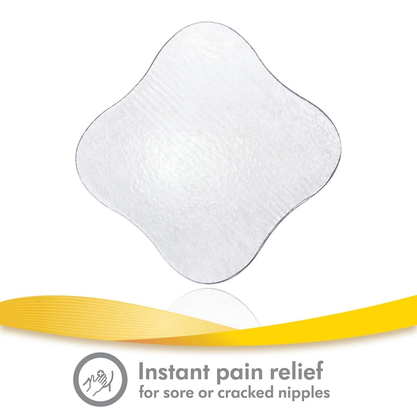 Compresas de hidrogel Medela - alivio y enfriamiento inmediato para pezones doloridos - reutilizables - paquete de 4 compresas esterilizadas envueltas individualmente Accesorios Alimentación y Lactancia Bebe Naty Shop