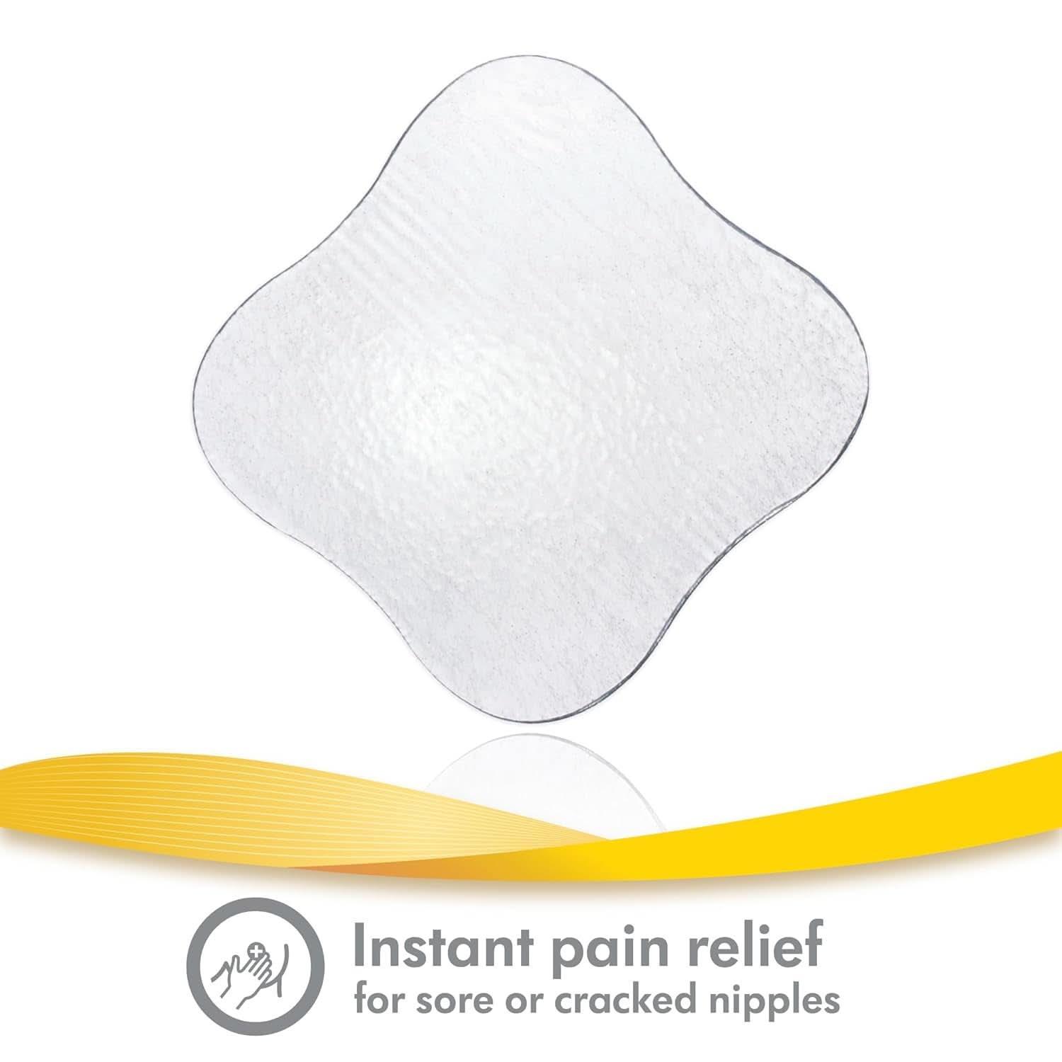 Compresas de hidrogel Medela - alivio y enfriamiento inmediato para pezones doloridos - reutilizables - paquete de 4 compresas esterilizadas envueltas individualmente Accesorios Alimentación y Lactancia Bebe Naty Shop