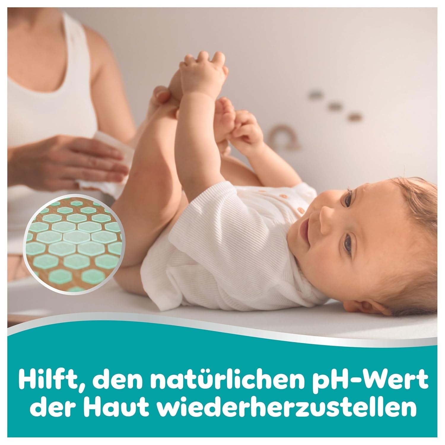 Pampers Toallitas para bebé con 99 % de agua, 12 paquetes de 60 toallitas cada uno = 720 toallitas para bebé, loción ligera con 99 % de agua