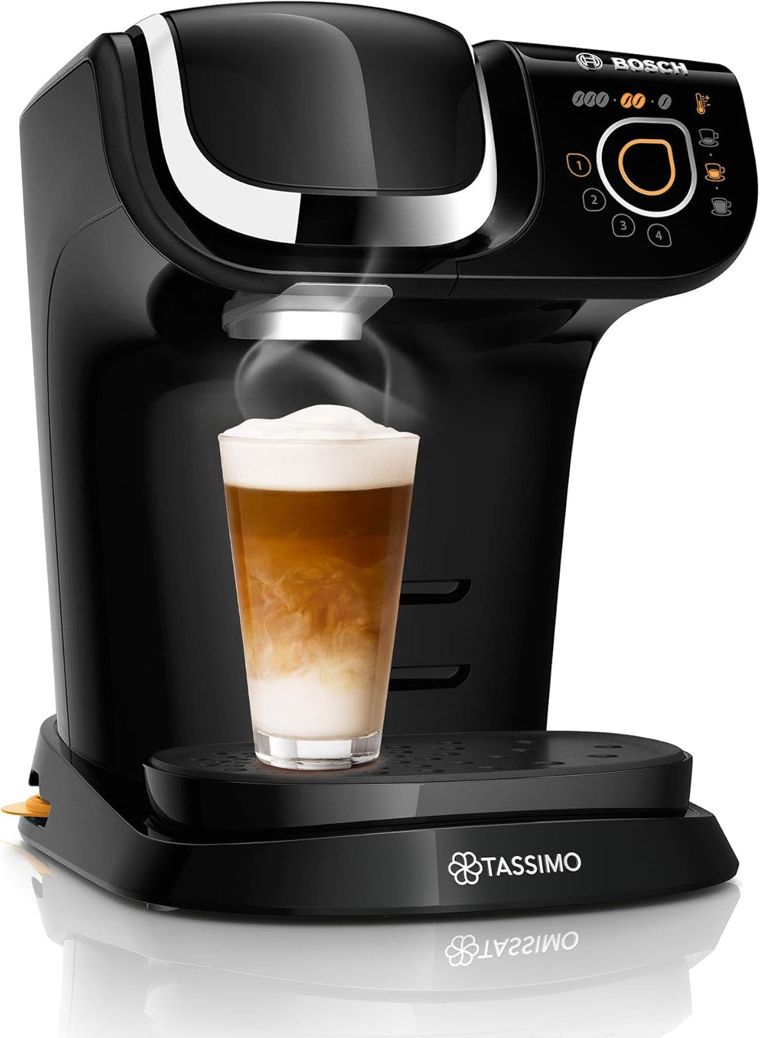Tassimo My Way Cafetera espresso con 2 cápsulas TAS6502 con filtro de agua, más de 70 bebidas, personalización de bebidas, variedad de café, preparación fácil, 1500 W, negra