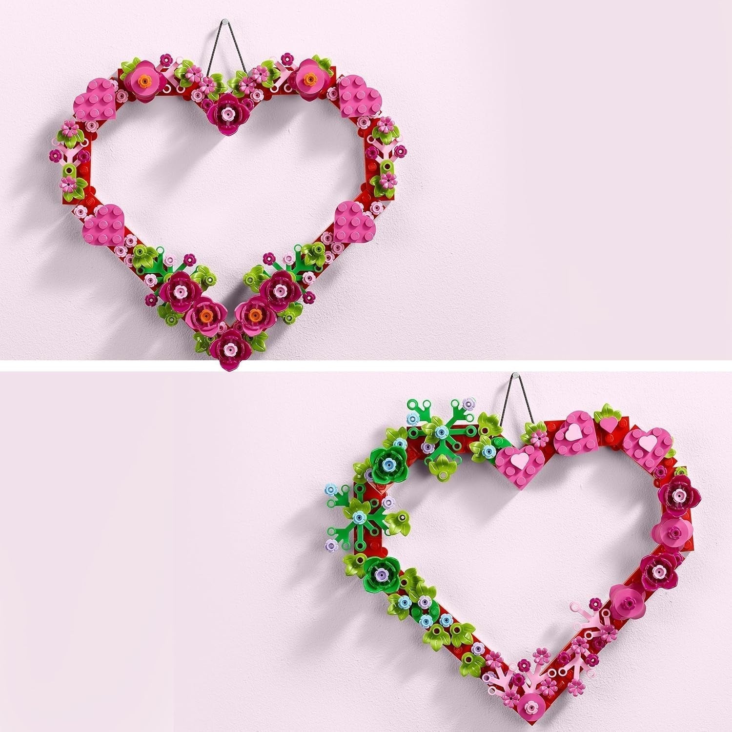 Set de decoración de corazones LEGO, juguete de construcción para niños, niñas y niños a partir de 9 años, decoración de habitaciones infantiles o accesorios de pared, idea de regalo para San Valentín, Día de la Madre o cumpleaños 40638 Juegos de construcción Beuche den LEGO-Store