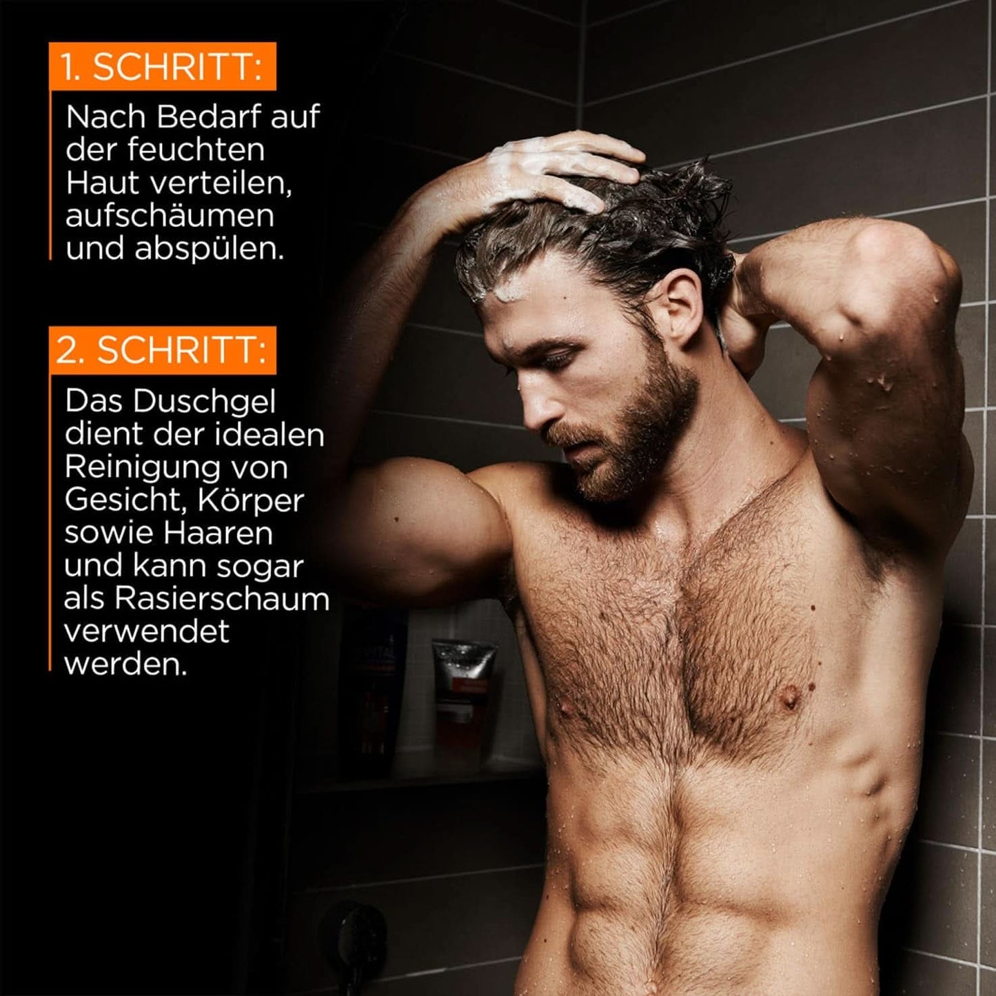 L'Oréal Men Expert XXXL Gel de ducha y champú para hombre, 1 litro Naty Shop