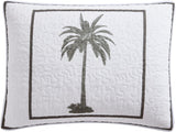 Colección Tommy Bahama Palm Island | Edredón - 100% algodón, reversible, suave y transpirable, prelavado para mayor suavidad, cama king size, gris Edredones y edredones Naty Shop