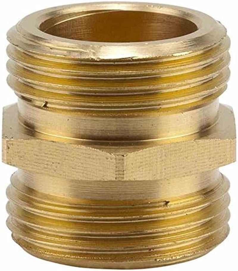 Racor roscado de latón Gardena: conector de latón para conexión por ambos lados, p. a bombas, rosca de tubo 26,5 mm (G 3/4 pulgadas) (7260-20)