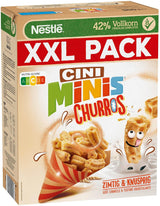 Cereales para el desayuno Nestlé CINI MINIS Churros con 42% de contenido de cereales integrales, paquete de 6 (6 x 900 g)