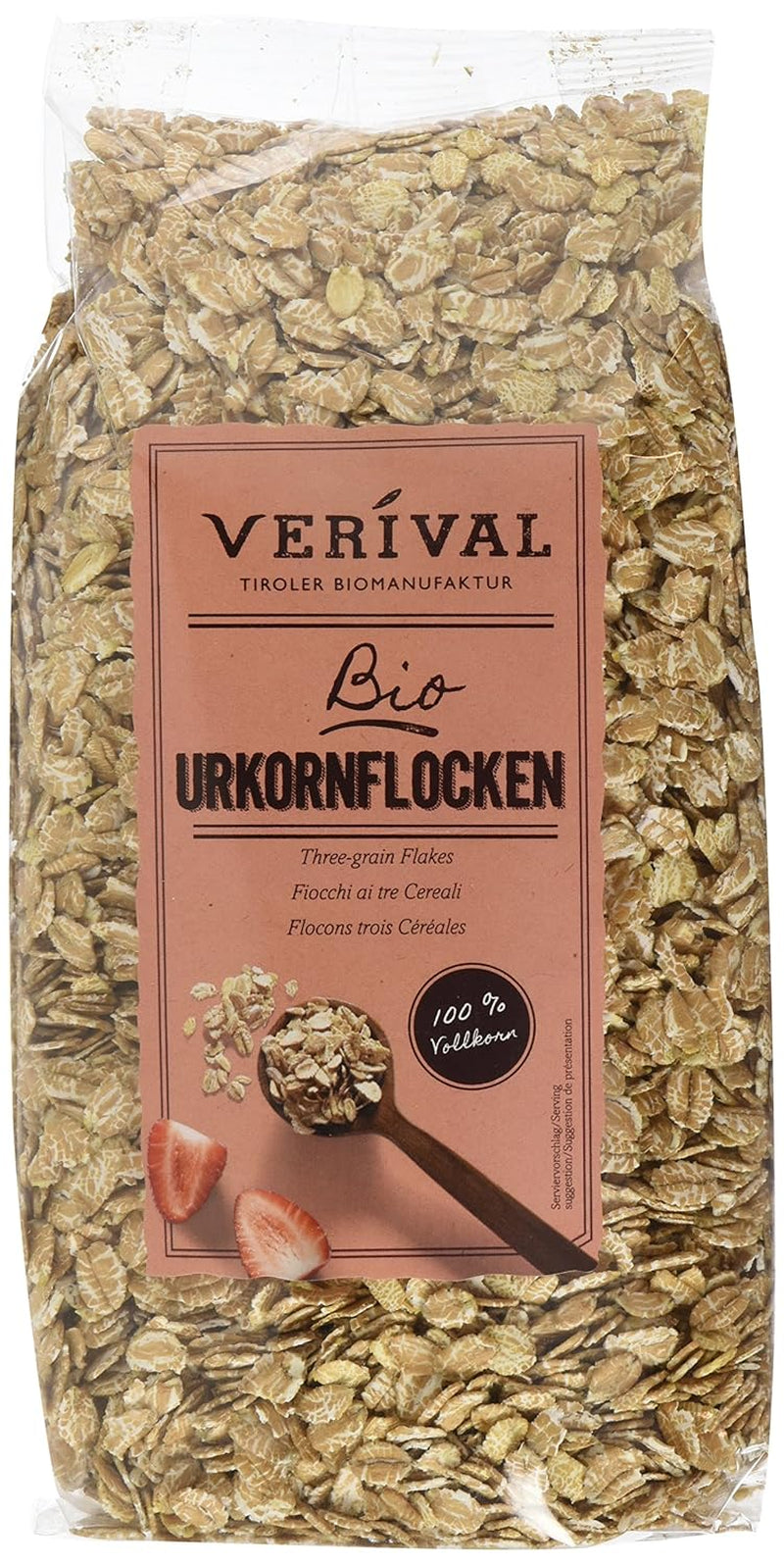 Verival Urkornflocken - Bio, paquete de 6 unidades (6 x 500 g) Cereales Naty Shop Título predeterminado
