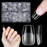 Uñas Artificiales Cortas 500 Piezas Puntas De Uñas De Gel Suave De Cobertura Completa Para Uñas De Gel 12 Tamaños Puntas De Uñas Prepulidas Para Uñas De Gel Uñas Artificiales Cortas Extensiones De Uñas De Ataúd Con Caja