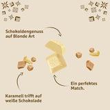 Schogetten Blonde Pure I chocolate blanco con caramelo I 100 g I en porciones individuales (paquete de 2)