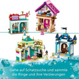 LEGO Disney Princess: Disney Princess Adventure Market, casa de juguete con 4 muñecas, incluidas Cenicienta y Ariel, juego con mapa del tesoro, regalo para niñas y niños a partir de 6 años 43246 Juegos de construcción Besuche den LEGO-Store