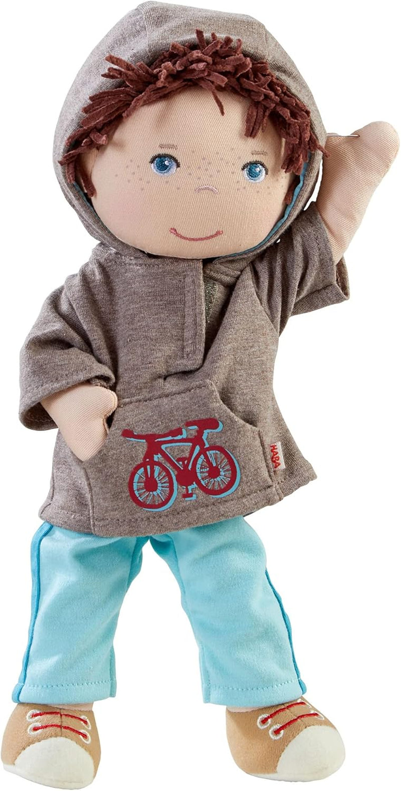 HABA 306528 - Muñeca Lian - Muñeco de peluche para niños a partir de 18 meses para jugar y abrazar fabricado en materiales suaves - Tamaño: 30 cm Naty Shop Muñecas