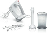 Bosch Hausgeräte MFQ3540 Handrührer, Grau, Weiß, 7,7 cm de largo x 20,1 cm de ancho x 14,1 cm de alto Cocina Naty Shop