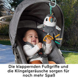 FISHER-PRICE Flap & Go Toucan - Cochecito de peluche que promueve la motricidad fina y las habilidades sensoriales del recién nacido desde el nacimiento HNX66 Baby Toys Naty Shop