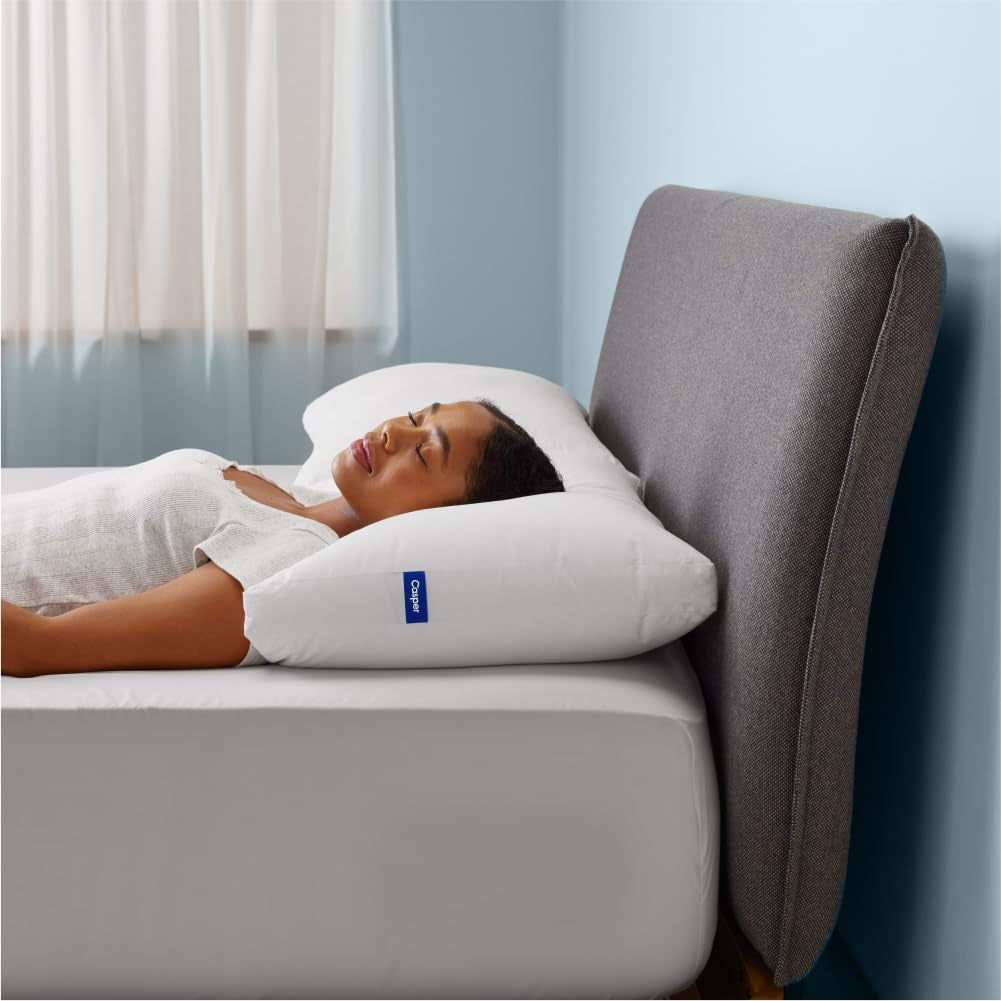 Almohada para dormir Casper Sleep Essential, tamaño king, color blanco Naty Shop Standard Pillows