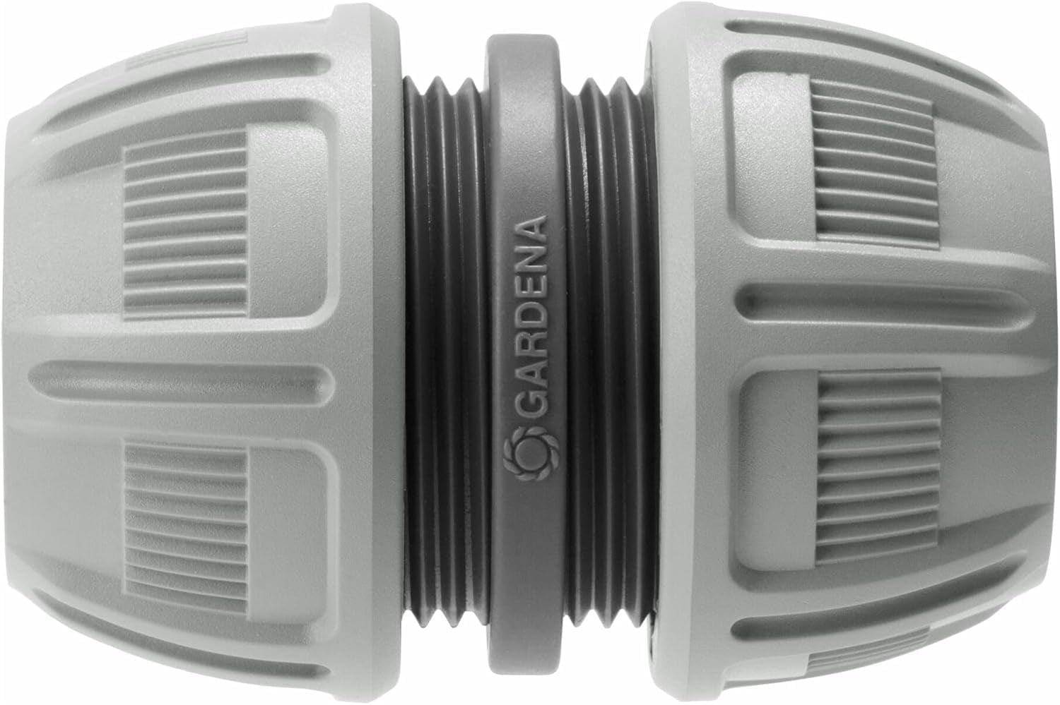 Reparador Gardena de 13 mm (1/2 pulgada) y 15 mm (5/8 pulgada): reparación rápida y sencilla de mangueras sin herramientas, Power Grip, alta fuerza de sujeción, en caja (18232-20)