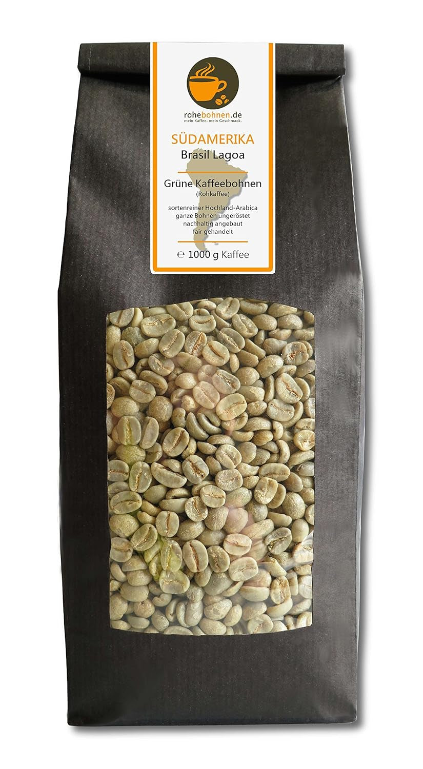 Café crudo - Green Highland Coffee Brazil Lagoa (granos de café verde 1000g)