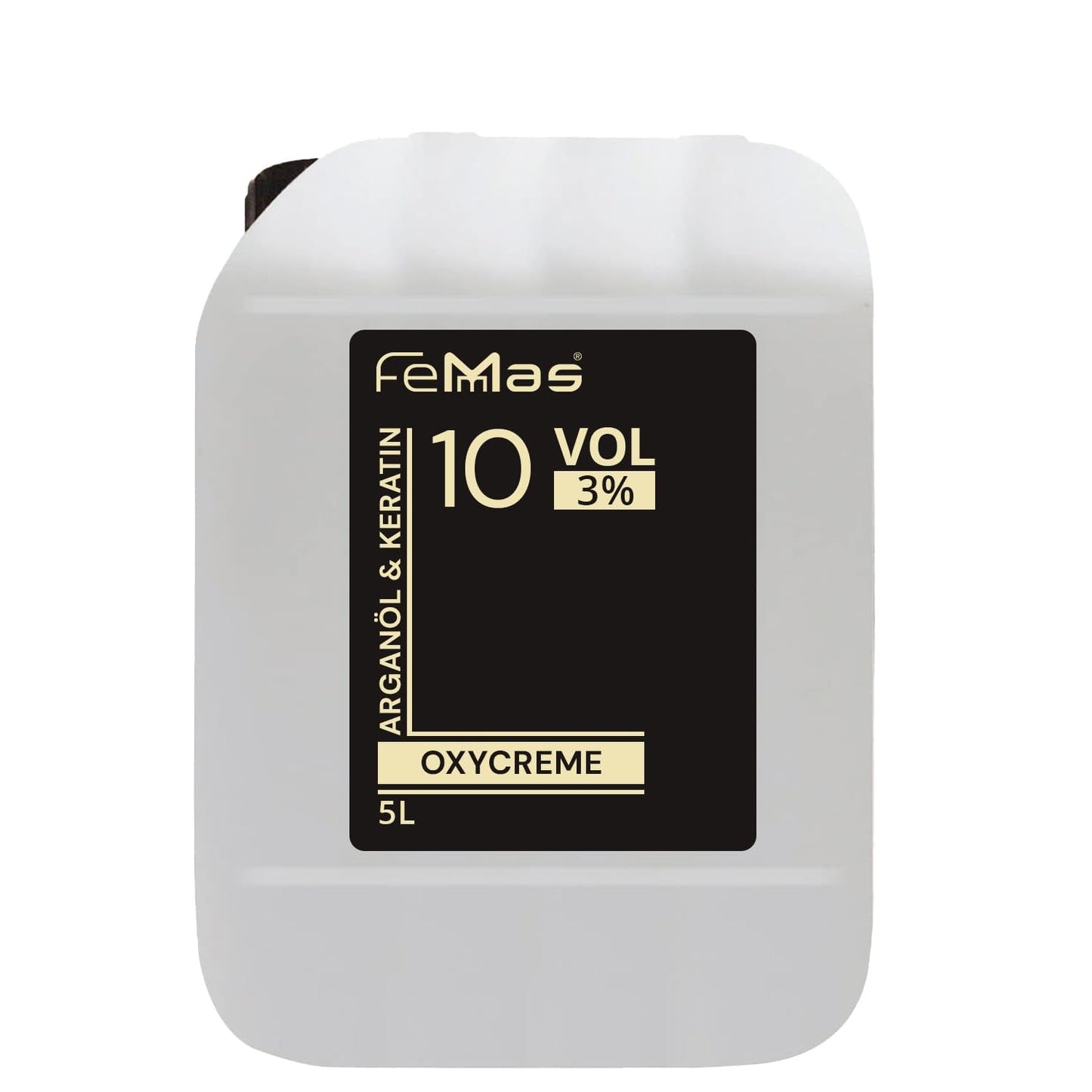 FemMas Oxycreme al 6% 1000 ml I Oxidante para coloración y teñido del cabello I Fácil aplicación y fijación óptima I Revelador para resultados uniformes con calidad de salón I Revelador colorante Tinte Naty Shop 3 5 litros (1 paquete)