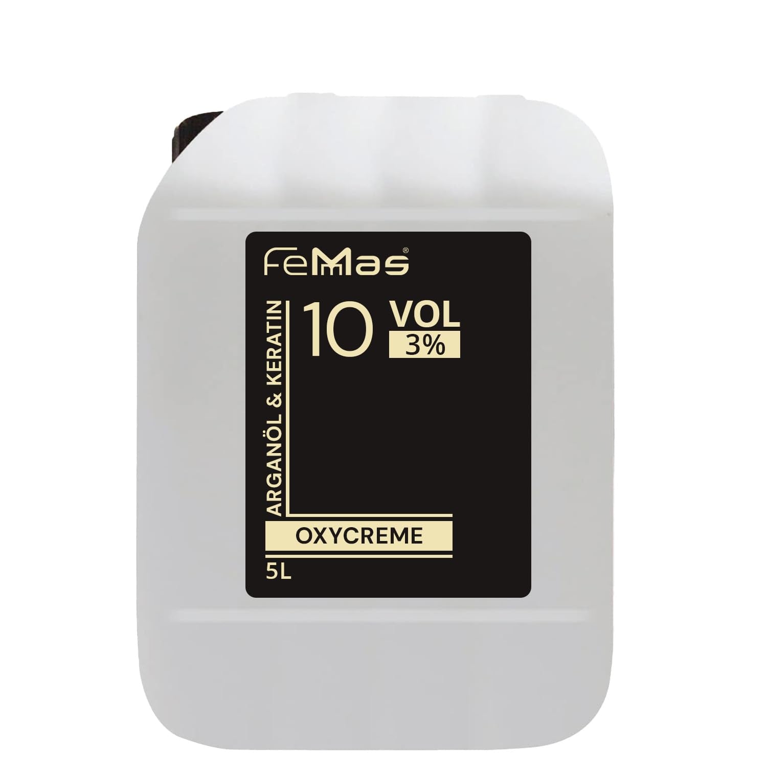 FemMas Oxycreme al 6% 1000 ml I Oxidante para coloración y teñido del cabello I Fácil aplicación y fijación óptima I Revelador para resultados uniformes con calidad de salón I Revelador colorante Tinte Naty Shop 3 5 litros (1 paquete)