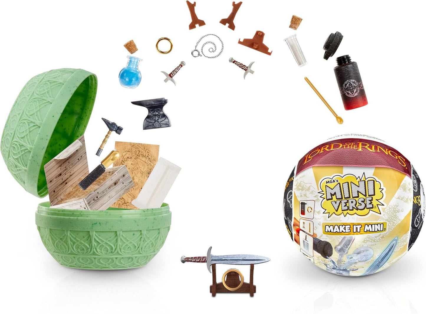 Mga'S Miniverse Make It Mini - El Señor de los Anillos Mini coleccionables Paquete ciego Kit de artesanía de resina Réplicas adecuadas para coleccionistas y figuras de acción no ESSBAR de 8 años Naty Shop Título predeterminado