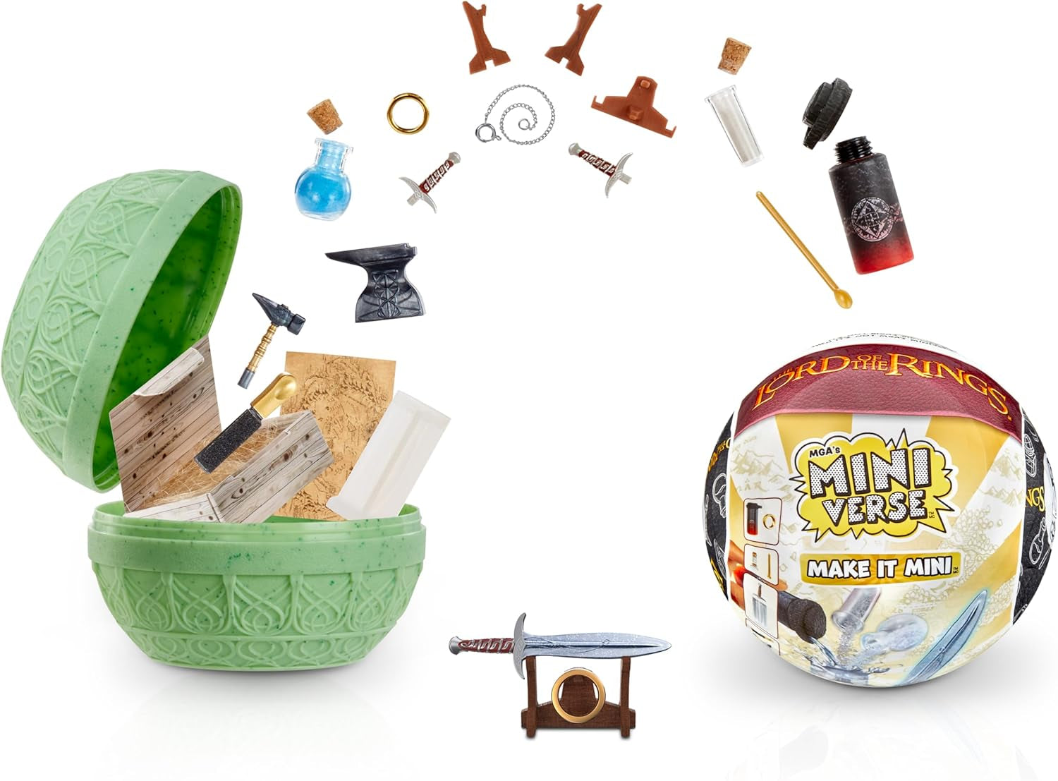 Mga'S Miniverse Make It Mini - El Señor de los Anillos Mini coleccionables Paquete ciego Kit de artesanía de resina Réplicas adecuadas para coleccionistas y figuras de acción no ESSBAR de 8 años Naty Shop Título predeterminado