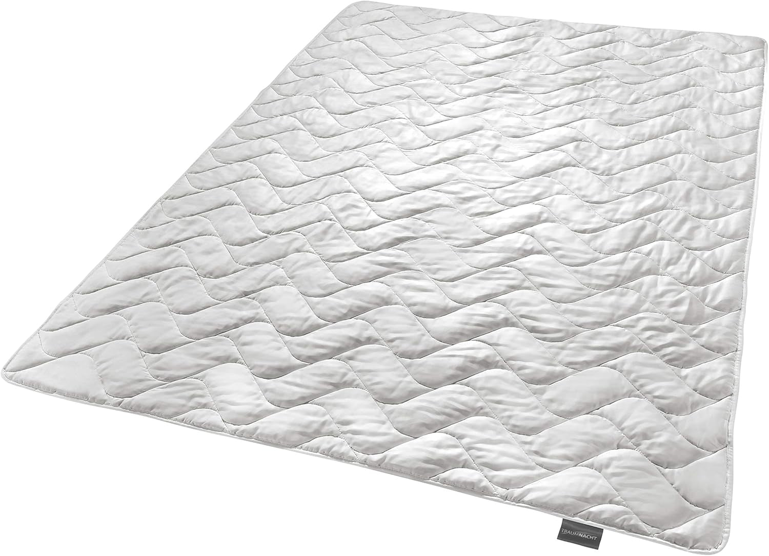 Traumnacht Exklusiv Edredón de verano ligero 100% seda salvaje, certificado Oeko-Tex, fabricado en Alemania, peso de relleno: 550 gr, edredones y edredones de 135 x 200 cm Naty Shop Manta de verano 135 x 200 - Seda salvaje