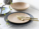 CreaTable, 13139, Serie Catania, Vajilla de 12 Piezas, Juego de Platos de Porcelana, Apto para Lavavajillas y Microondas, Hecho en Portugal