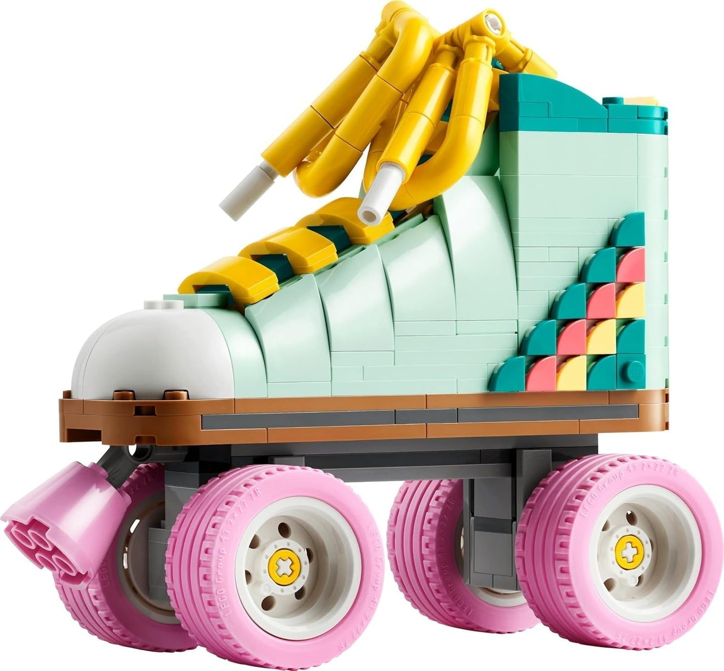 LEGO Creator Patín de Ruedas 3 en 1 para Niñas y Niños con Mini Patineta y Boombox, Decoración Retro para Dormitorio, Regalo de Cumpleaños para Niños de 8 Años 31148 Juegos de Construcción Besuche den LEGO-Store