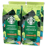 STARBUCKS Café Colombia de origen único, tostado medio, grano entero, 450 g (paquete de 4)