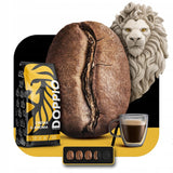 Doppio Crema y Sabor 1KG | Granos de café 80% Arábica y 20% Robusta | con notas de cacao, nueces y caramelo | Tostado fresco y medio, baja acidez | para café expreso | Café Orca Azul