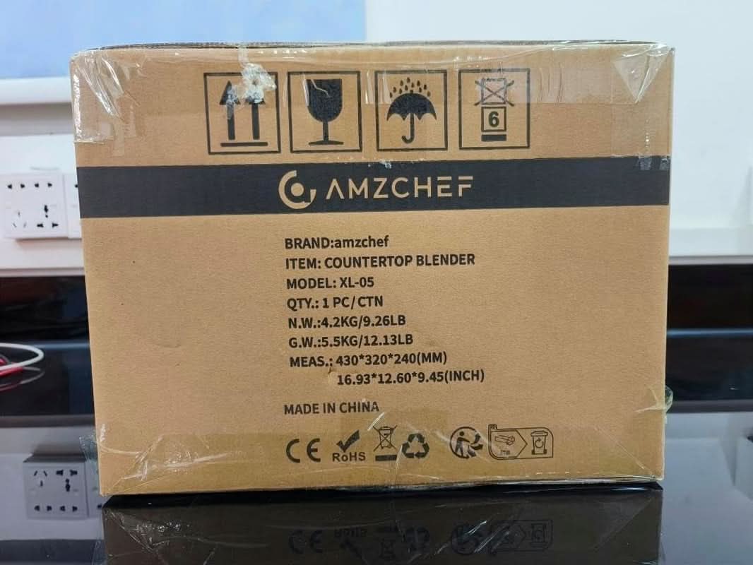 Batidora AMZCHEF, 8 menús inteligentes y 10 velocidades, Pantalla táctil LCD Cocina Naty Shop