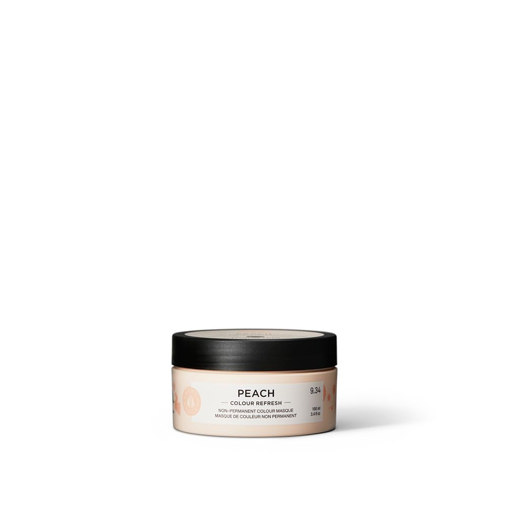 Maria Nila Color Refresh 300 ml: una bomba de color nutritiva que contiene pigmentos colorantes temporales que refrescan rápidamente el color del cabello. 100% vegano. Sin sulfatos y sin parabenos. Naty Shop Tinte para el cabello Melocotón