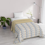 Fantasy Ropa de Cama Italiana Microfibra Verano 1,5 Plazas Murrine Colchas y Edredones Naty Shop Hippy 1 Posto E Mezzo