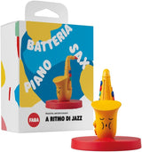Figura sonora - ritmo jazz - música, canciones y sonidos, juguete de contenido educativo, niños y niñas a partir de 0 años, versión italiana Bebe Naty Shop juguetes