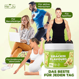 He-Ju, Polvo con sabor a chocolate blanco y pistacho, 250 gramos Naty Shop Sabores