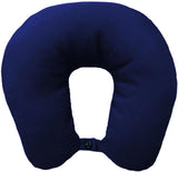 Lemos Home Almohada para el cuello con relleno de microfibra, almohada de apoyo para el cuello, cómoda almohada de viaje para avión, coche, oficina, ideal para camping, vacaciones y dispositivos de viaje (verde menta)