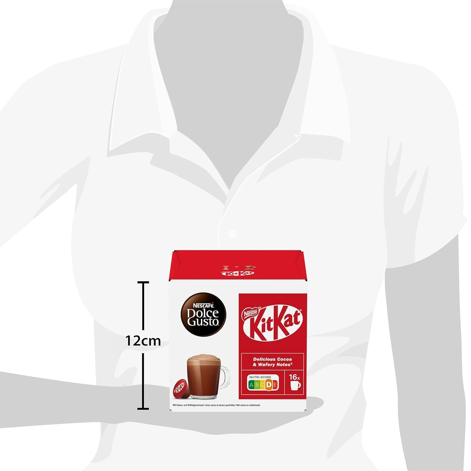 NESCAFÉ DOLCE GUSTO Kitkat Kaffeekapseln Paquete de 3 (3 x 16 Kapseln)