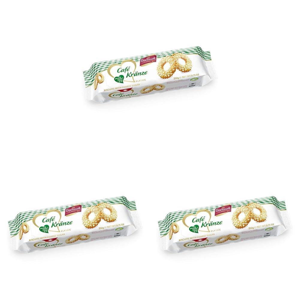 Coronas de café Coppenrath Classic, 250 g (paquete de 3)