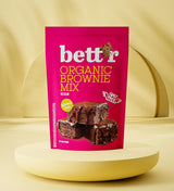 Mezcla de brownie orgánica Bettr - Brownies biológicos, veganos y sin gluten con sabor a kakaogeschmack - 400 g - 15 porciones Naty Shop